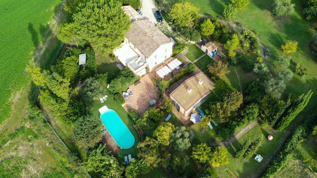 Grande Villa Storica Per Vacanze Con Giardino Privato E Piscina Ostra Exterior foto